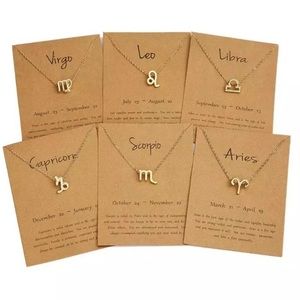 Zodiac Pendant Necklace | Astrology